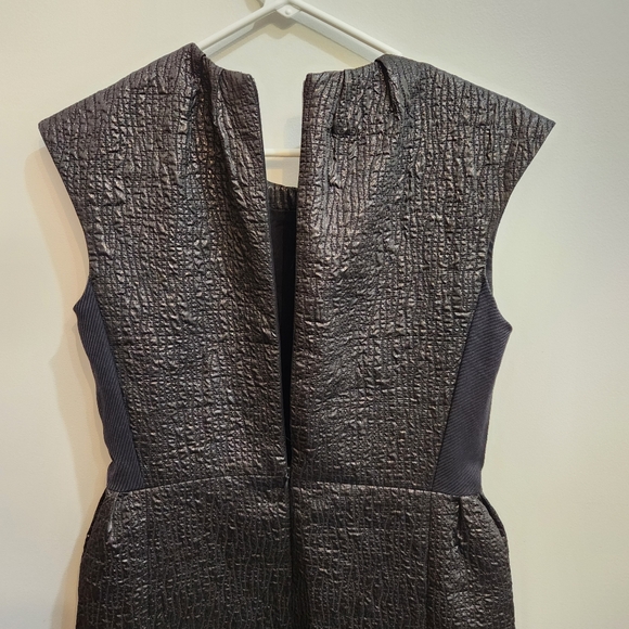 Rachel Comey Glossy Textured Paneled Dress Made in NYC Size Medium - Picture 8 of 12